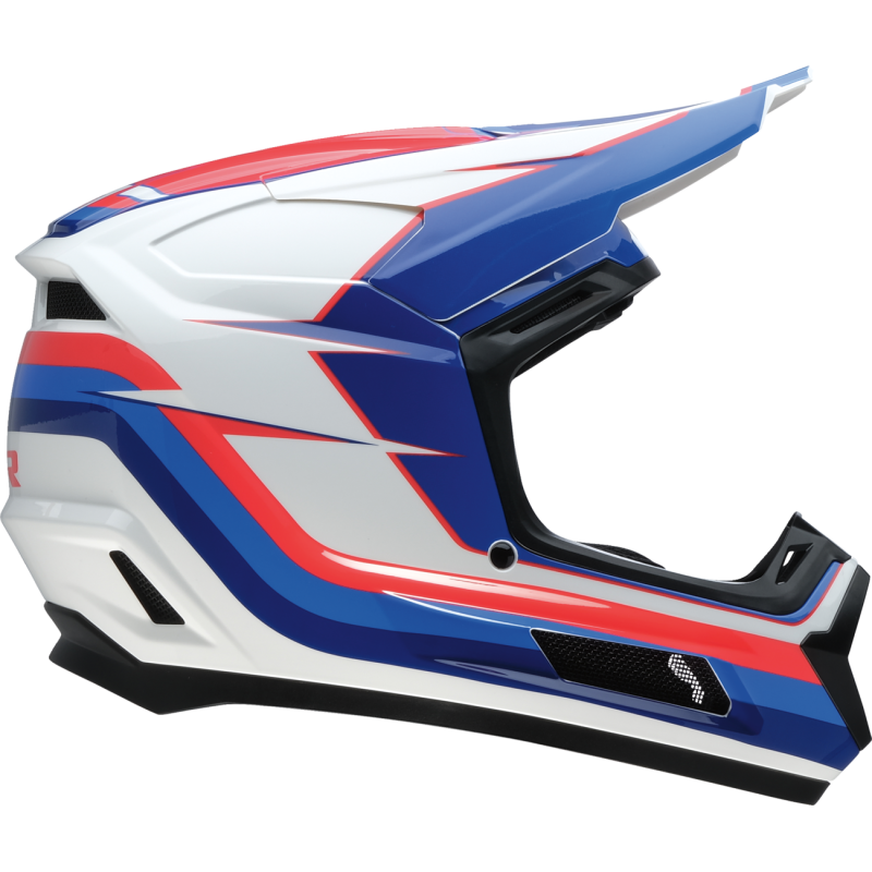 Z1R Dirt Maxx Youth Helmet - Vortex Red/White/Blue - Size M