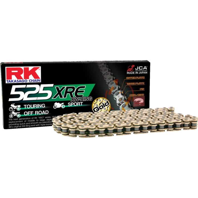 GB525XRE Drive Chain - Gold, 130 Links
