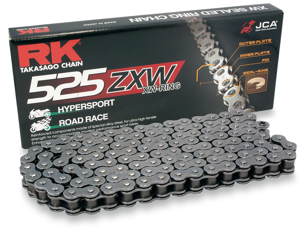 RK GB525ZXW Gold Sealed Chain - 120 links