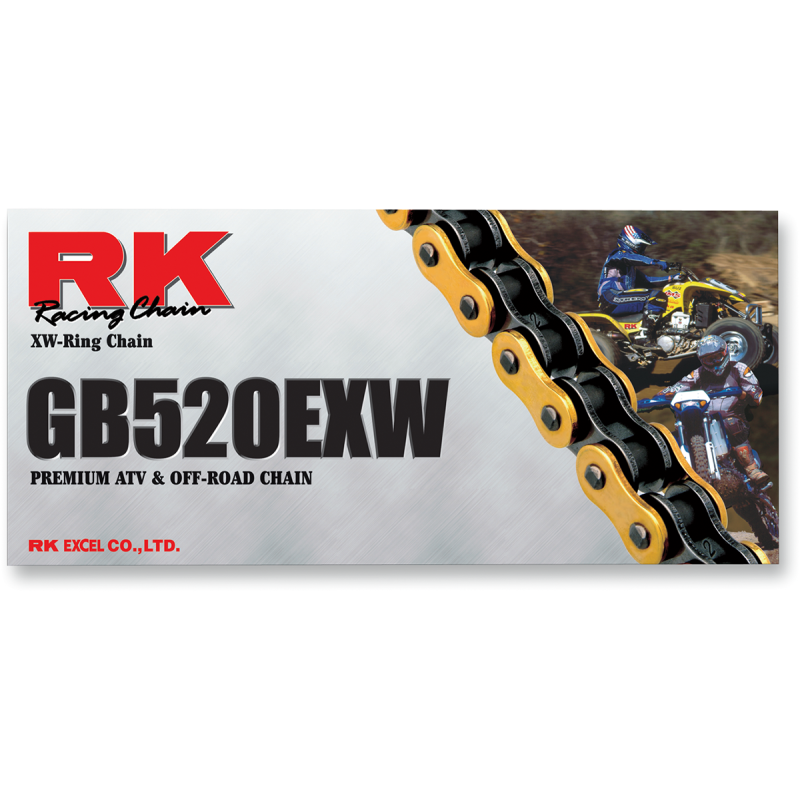 RK 520 EXW Gold Chain - 110 Links