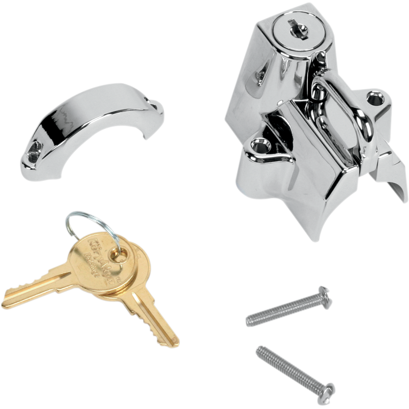 Universal Helmet Lock Chrome (1-1/4" - 1-1/2")