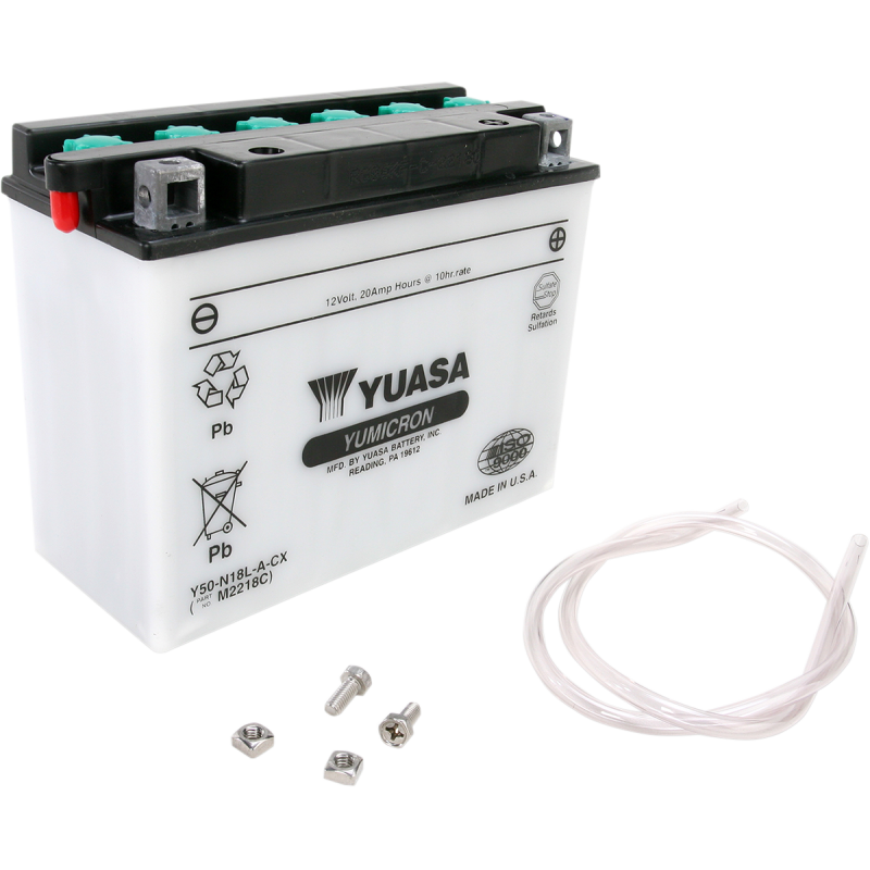 Yuasa Yumicron CX Battery for Yamaha XV1100 Virago 86-99 (all)