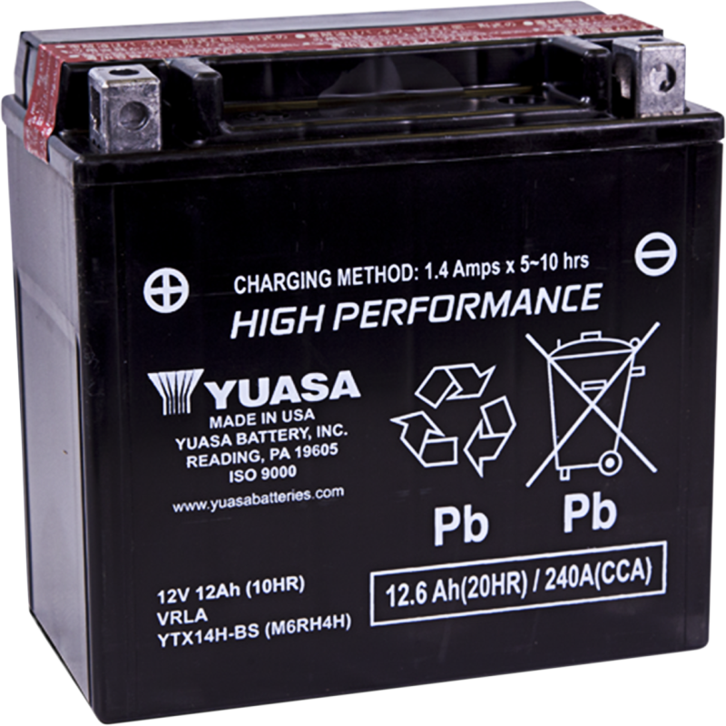 Yuasa High-Performance AGM Battery 2113-0034