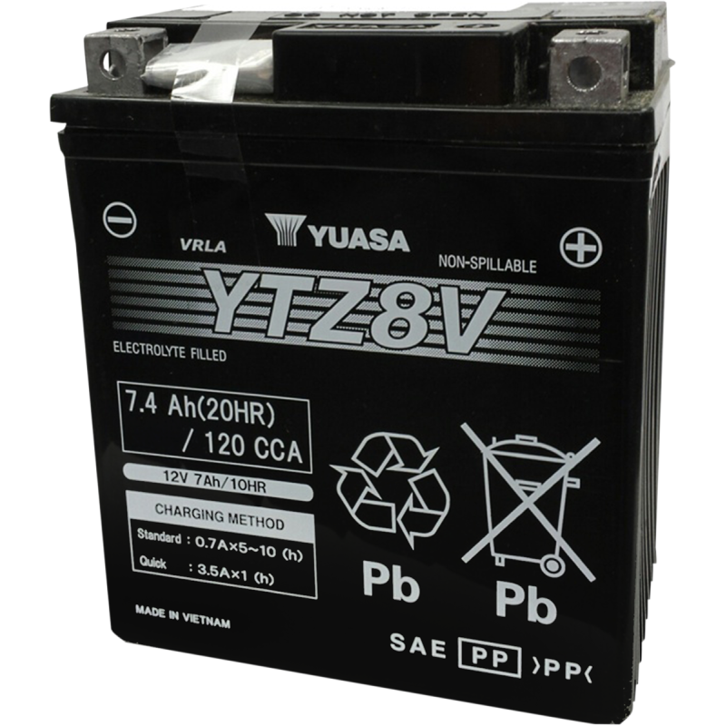 Yuasa YTZ Factory-Activated AGM Battery YTZ10S