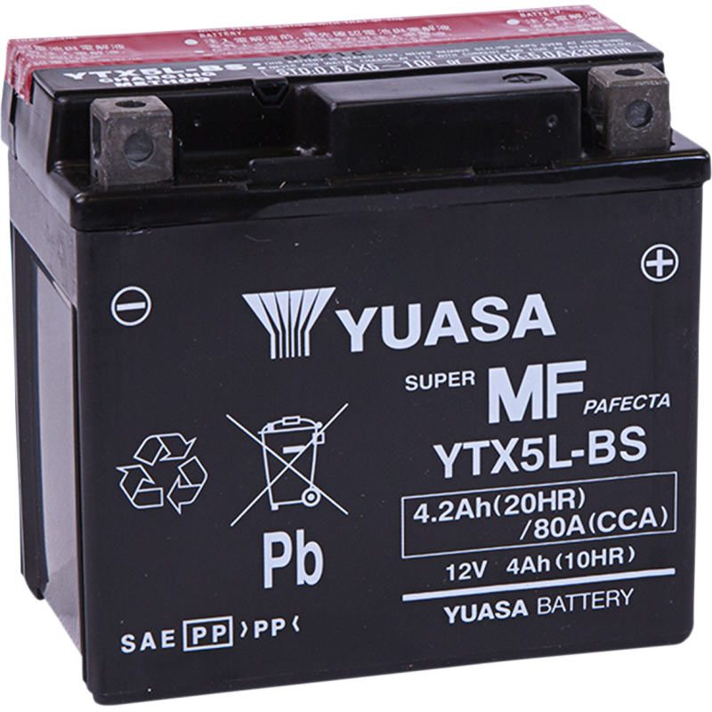 Yuasa AGM Maintenance-Free Battery YTX5L-BS
