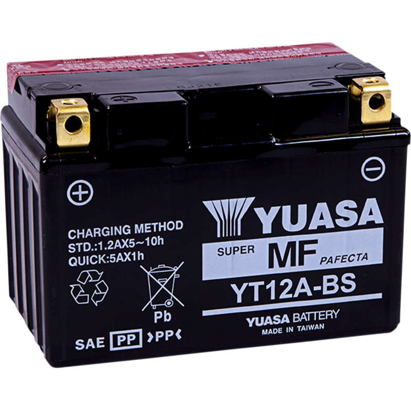 Yuasa AGM Maintenance-Free Battery YT12A-BS