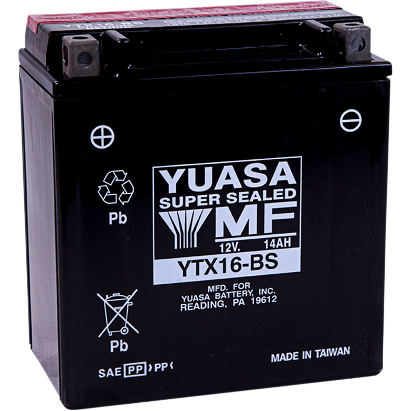 Yuasa AGM Maintenance-Free Battery YTX16-BS