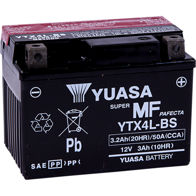 Yuasa AGM Maintenance-Free Battery YTX4L-BS