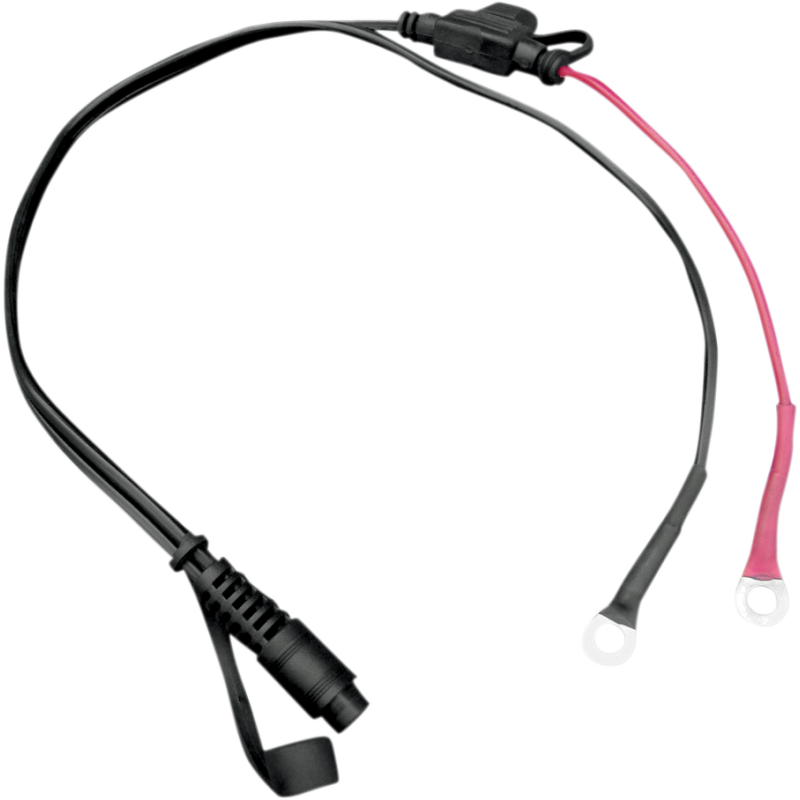 Coax plug battery cord, 20"