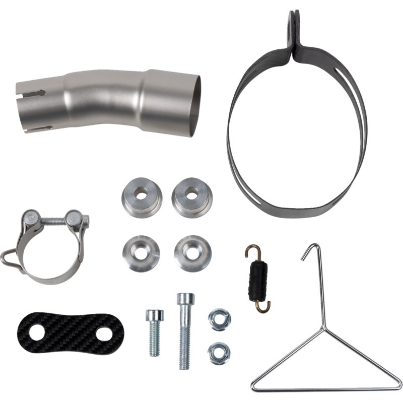 LV One EVO Slip-On, Black stainless steel, Kawasaki KLE300 Versys-X 300 17-22