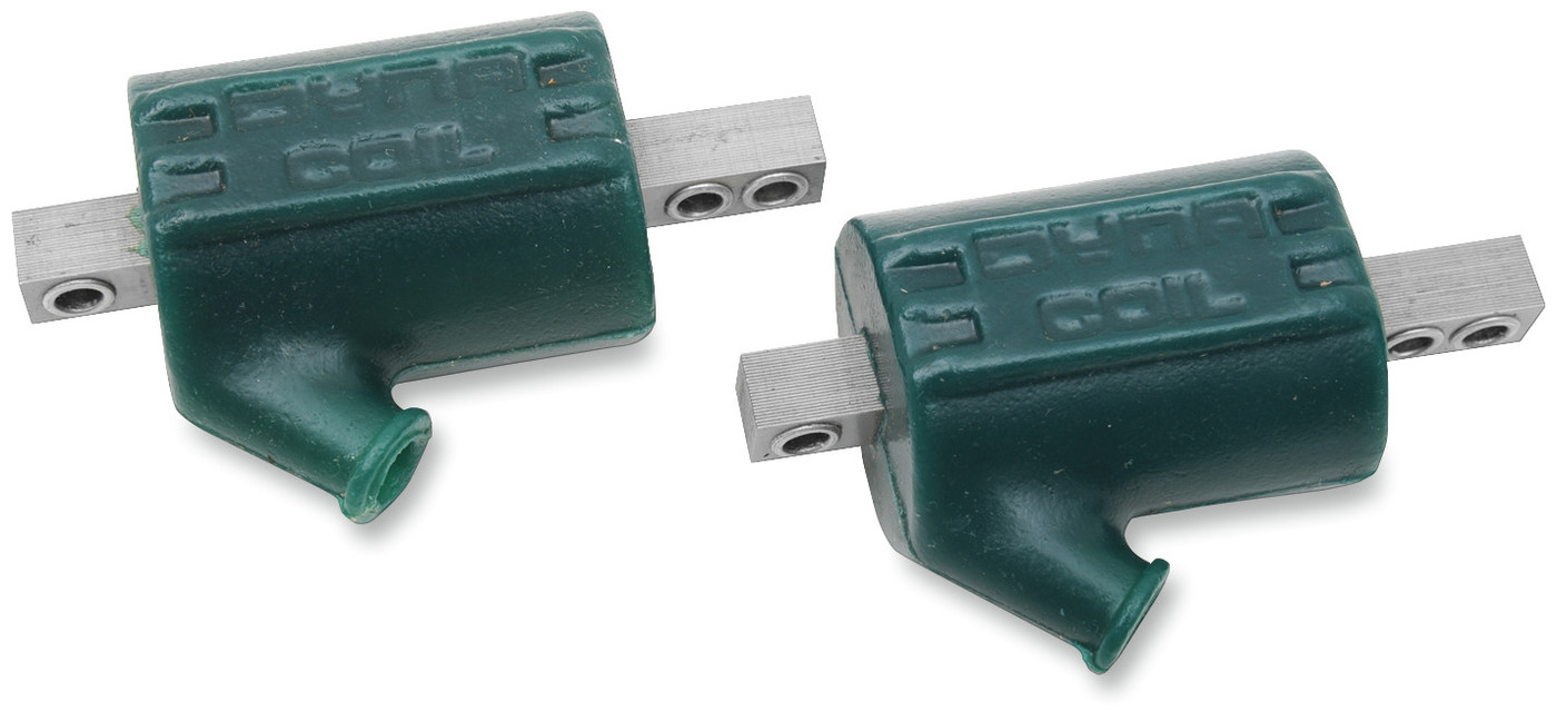 3.0-Ohm Angled Single Output Dyna Coil (Green)