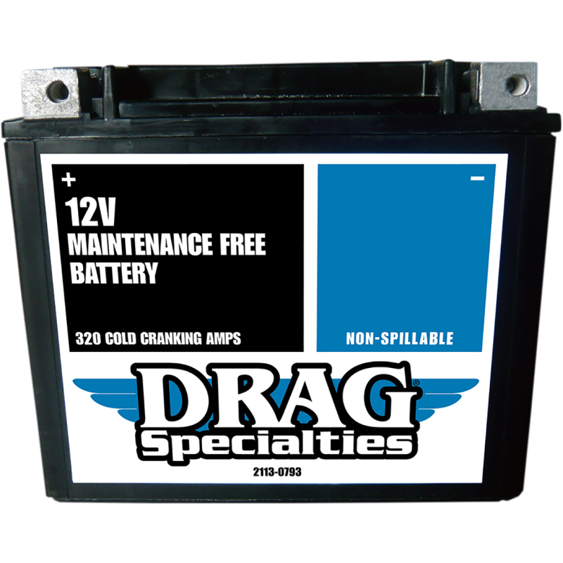 Drag Specialties Factory-Activated High-Performance AGM Maintenance-Free Batteries