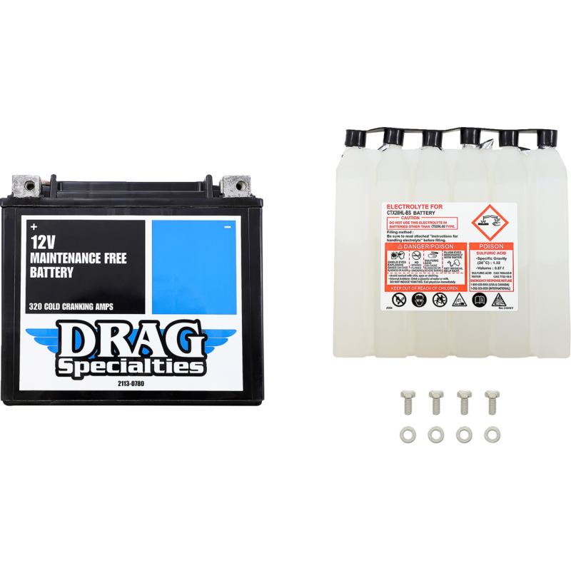 Drag Specialties AGM Battery 2113-0780