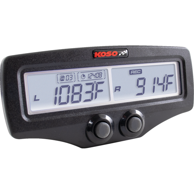 EGT-02 EVO Dual Exhaust Gas Temperature Data Logger, Standard Sensor
