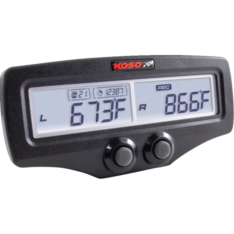 EGT-02R EVO Dual EGT Data Logger with RPM/Water Temp, Fast Response Sensor