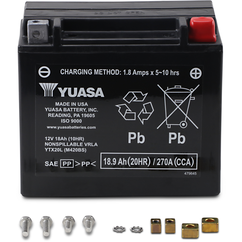 AGM Battery YTX20L (Factory-Activated)