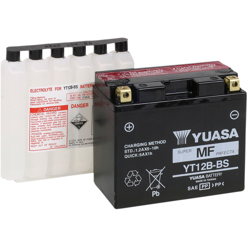 Yuasa AGM Maintenance-Free Battery YT12B-BS