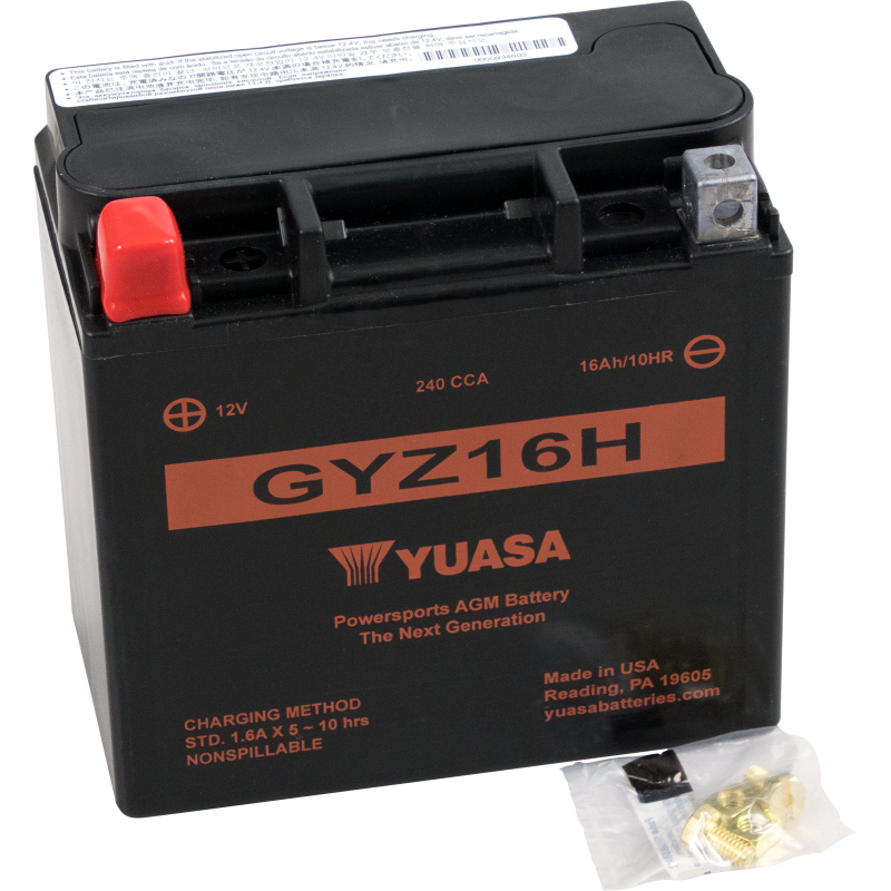 Yuasa High-Performance Factory-Activated AGM Maintenance-Free Battery for BMW K1600GT/GTL 18