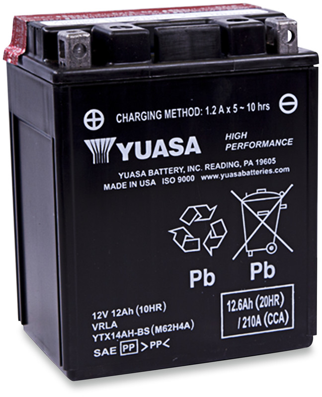 Yuasa High-Performance AGM Maintenance-Free Battery for Bimota Tesi 91-95