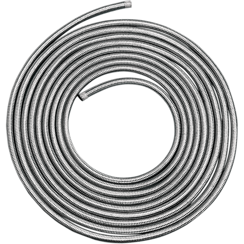 Stainless Steel Braided Hose 5/16" ID - 3' Length