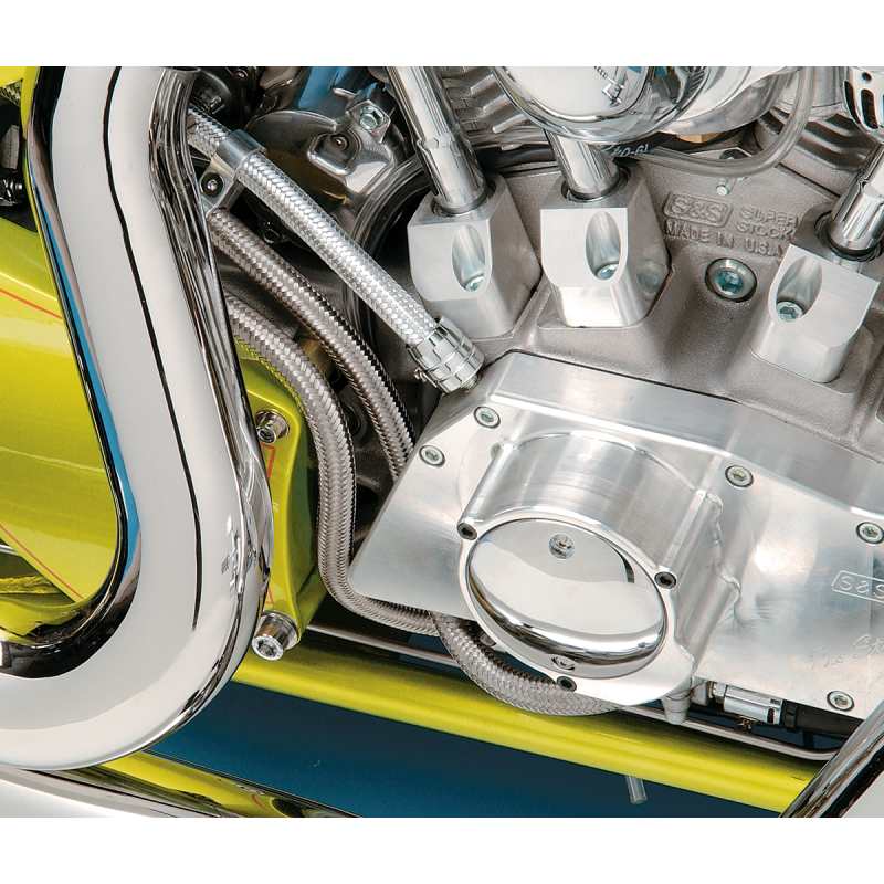 Stainless Steel Braided Hose 3/8" ID - 6' Length