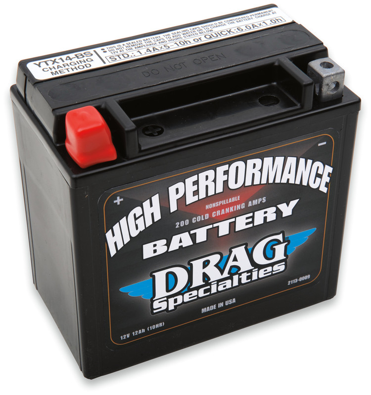 Drag Specialties AGM Batteries Battery 2113-0009 for YAMAHA FJ1200 91-93 (all)