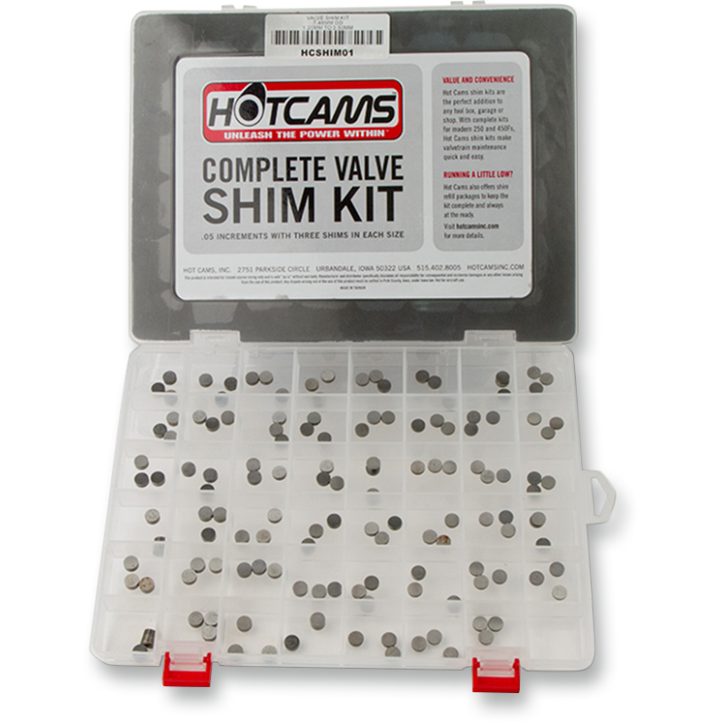 Hot Cams Valve Shim Kit and Refill Packages