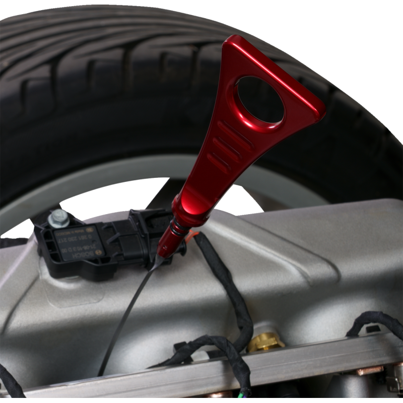 Show Chrome Extended Oil Dipstick for Polaris Slingshot