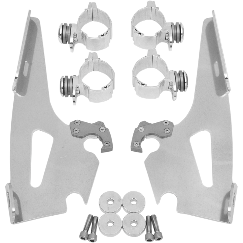 Trigger-Lock Mount Kit Polished for Honda VT1100C Shadow Spirit 87-08