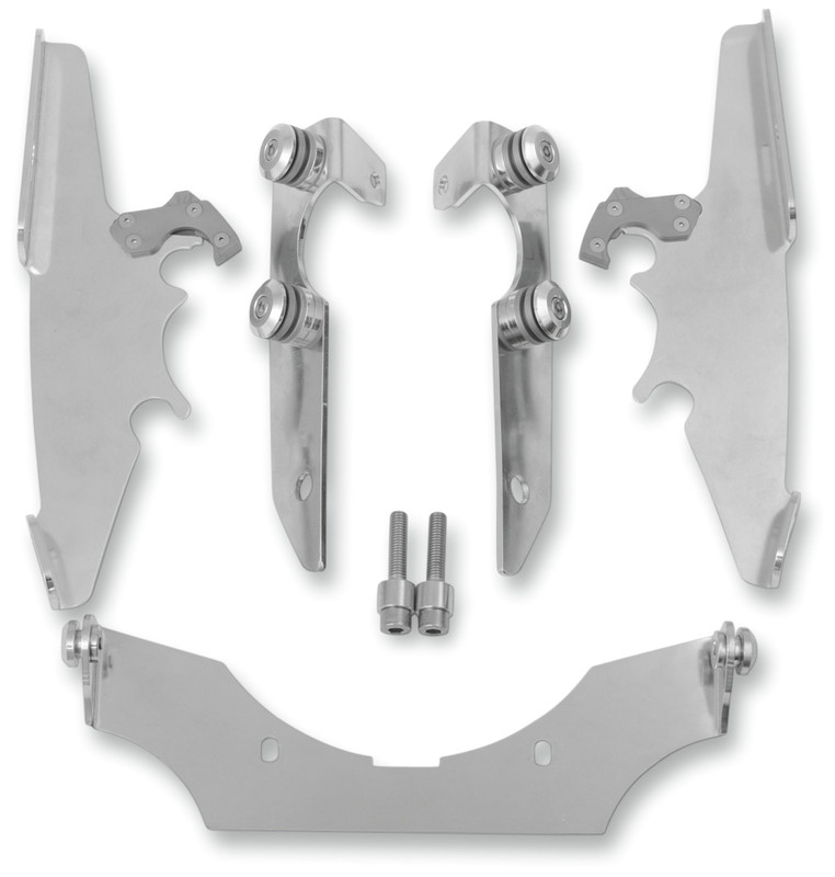 Trigger-Lock Mount Kit Polished for Honda VT1100C3 Shadow Aero 98-02