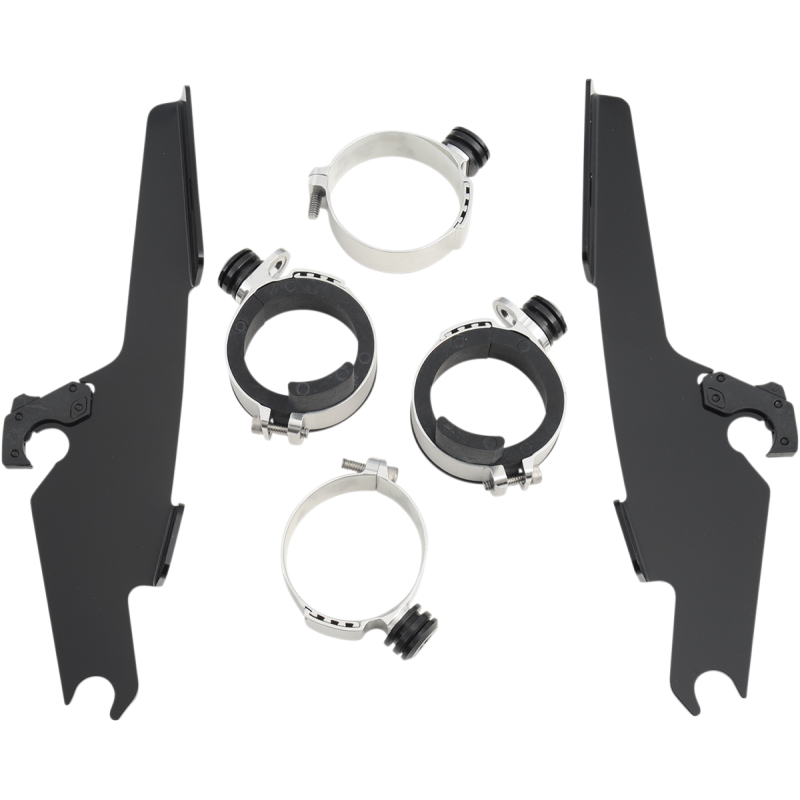 Trigger-Lock Mount Kit Black for Yamaha XV650 V-Star Classic 98-15