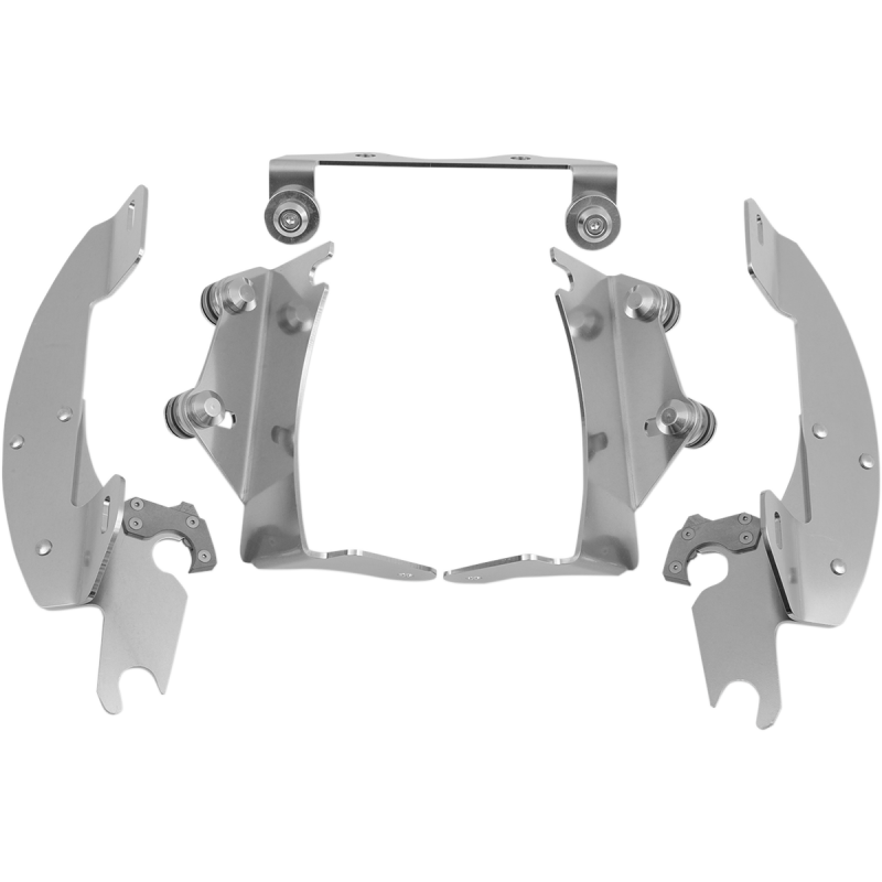 Trigger-Lock Mount Kit Polished for Kawasaki VN900 Classic 06-23