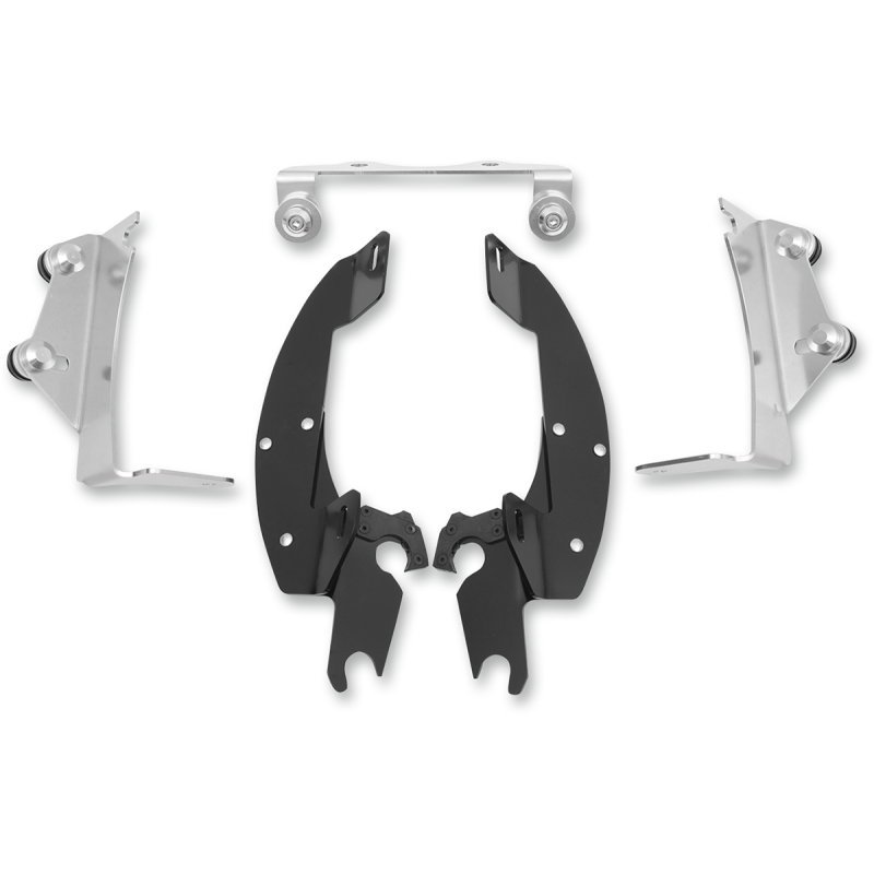 Trigger-Lock Mount Kit Polished for Yamaha XV1100 V-Star Custom 99-15