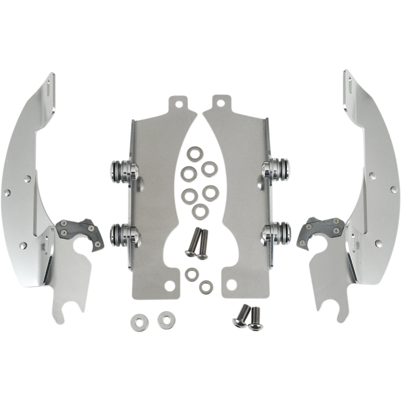 Trigger-Lock Mount Kit Black for Yamaha XV1100 V-Star Custom 99-15