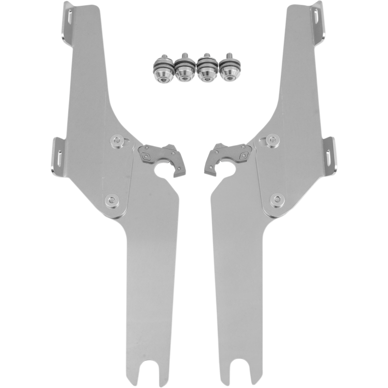 Trigger-Lock Mount Kit Polished for Kawasaki VN1600 Vulcan Nomad 05-08