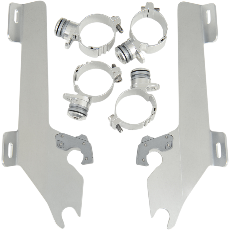 Trigger-Lock Mount Kit Polished for Yamaha XV1900 Stratoliner/Roadliner 06-14