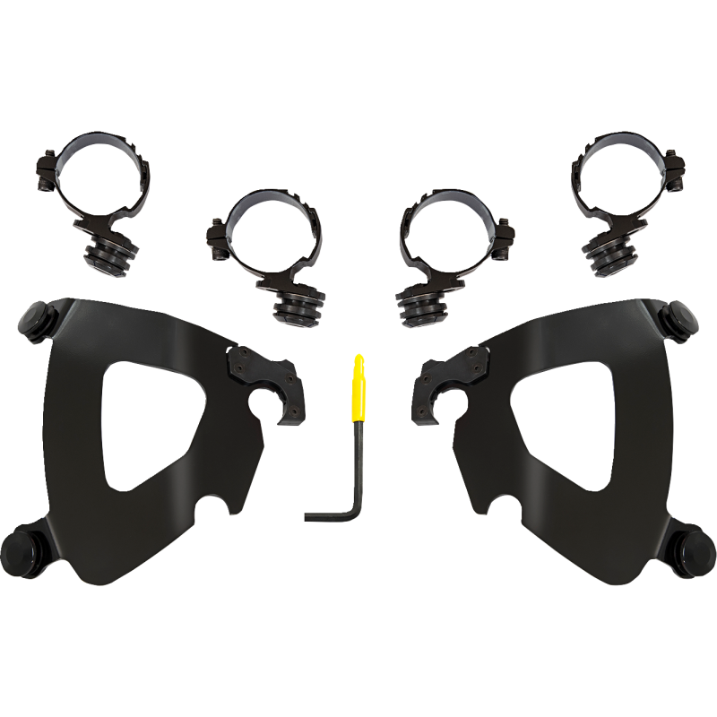 Black Trigger-Lock Mounts for Honda CMX1100 Rebel 21-23