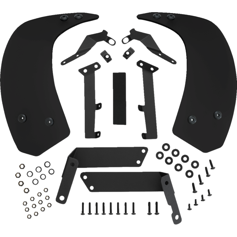 Aeroflo Lower Wind Deflectors - Smoke