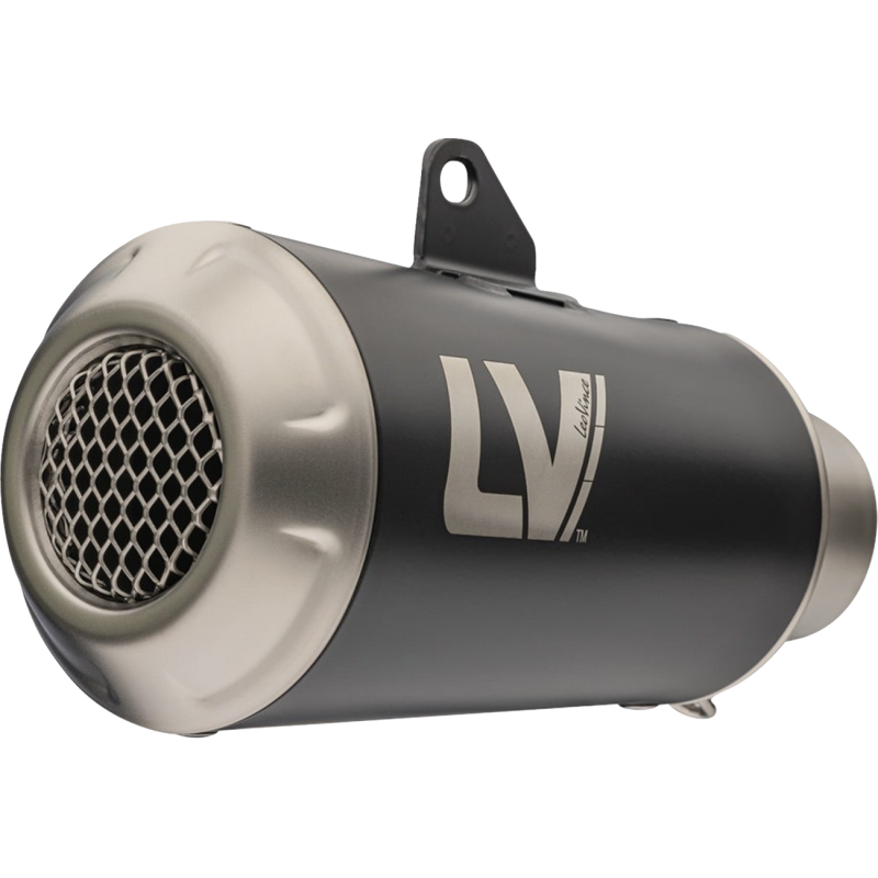 LeoVince LV-10 Black Stainless Steel Slip-On Exhaust