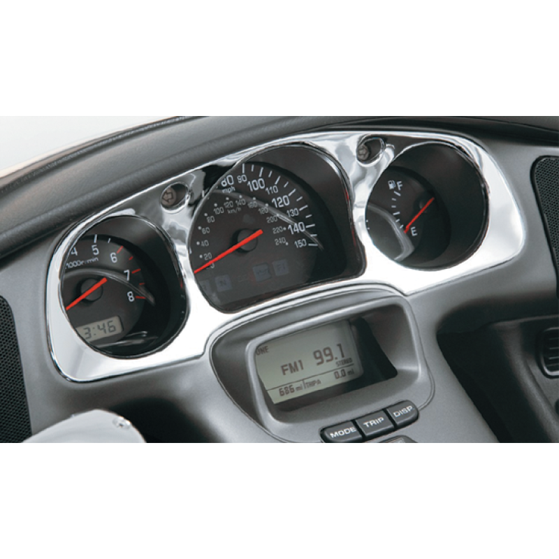 Show Chrome Instrument Panel Accent for Honda GL1800 Gold Wing 01-05
