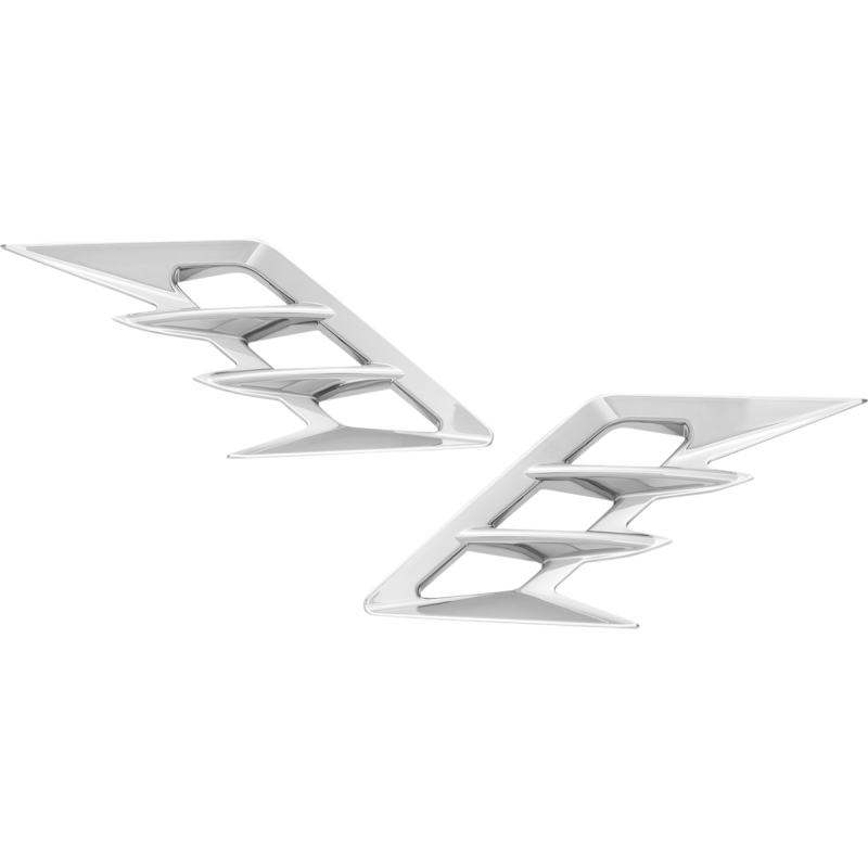 Show Chrome Front Fender Vent Accents