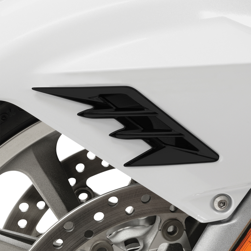 Front Fender Vent Accent, Satin Black