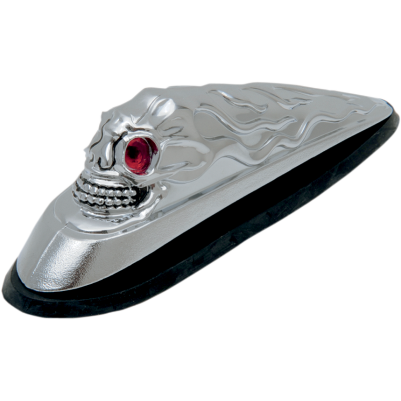 Drag Specialties Skull Head Front Fender Ornament
