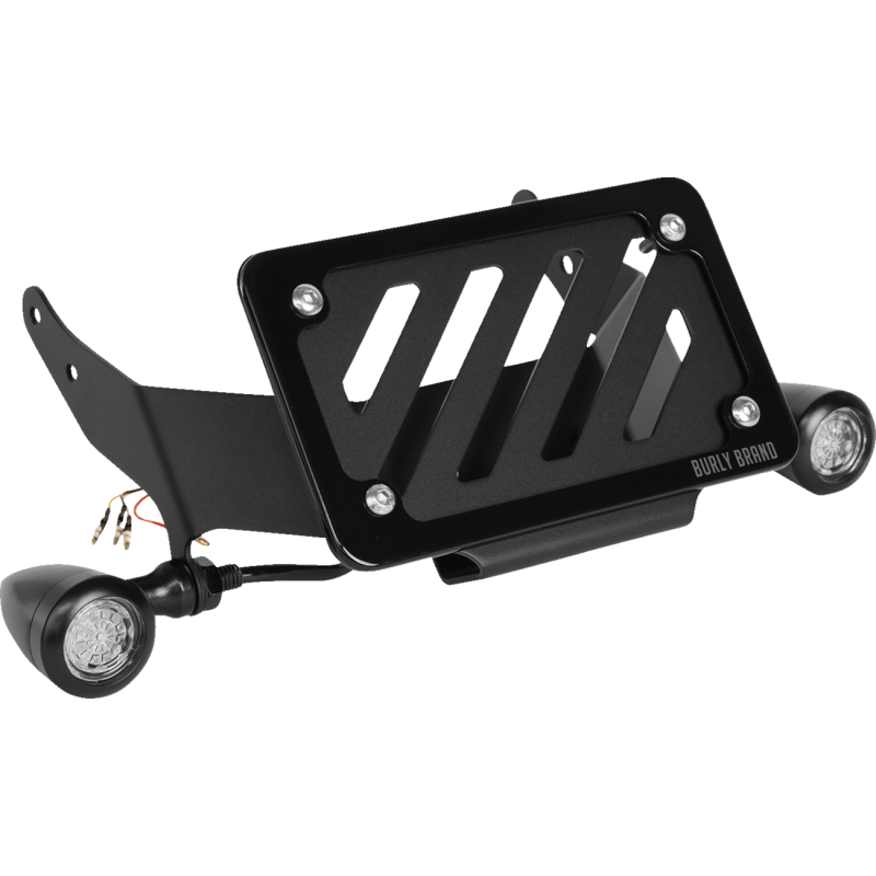 Burly Brand Slash Cut Turn Signal and License Plate Kit