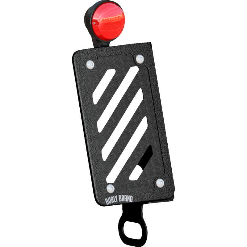 Burly Brand Slash Cut Vertical LED Taillight and License Plate Kit