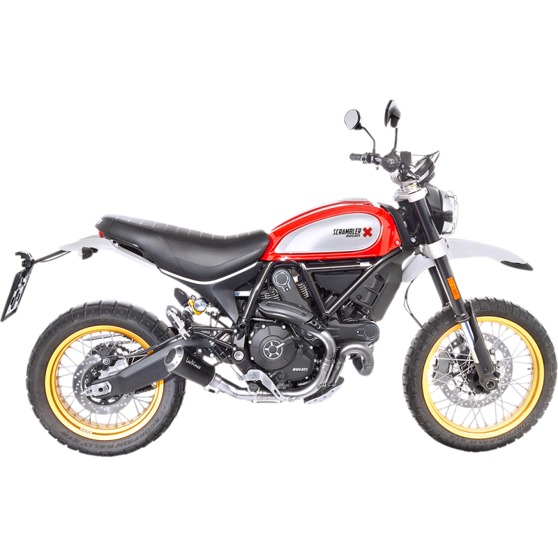 LeoVince LV-10 Black Stainless Steel Slip-On Exhaust