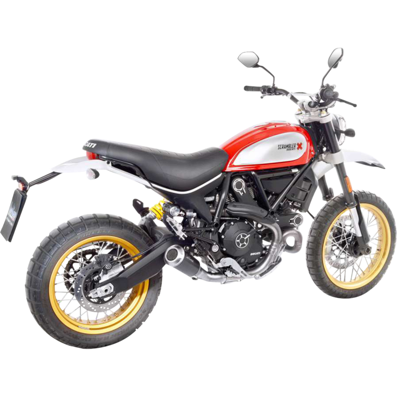 LeoVince LV-10 Black Stainless Steel Slip-On Exhaust