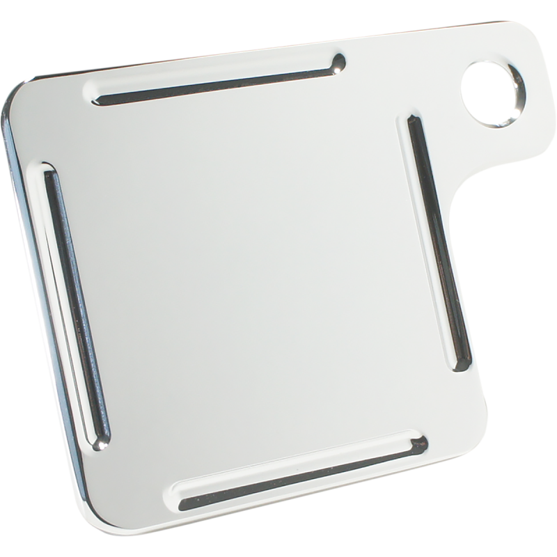 Inspection Tag Plate Chrome