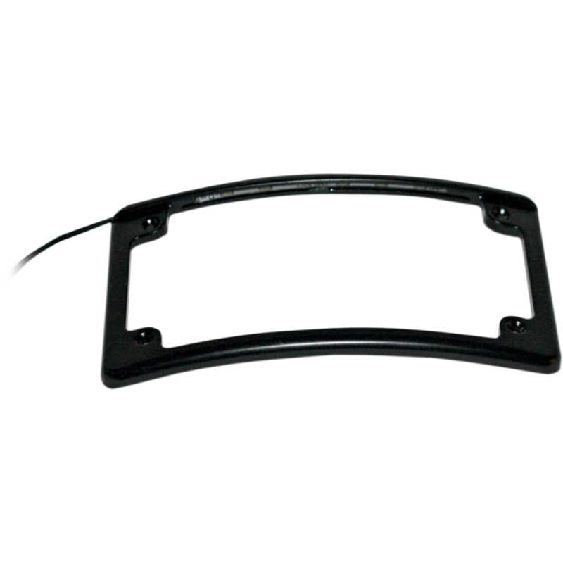 LED Plate Frame Radius Black