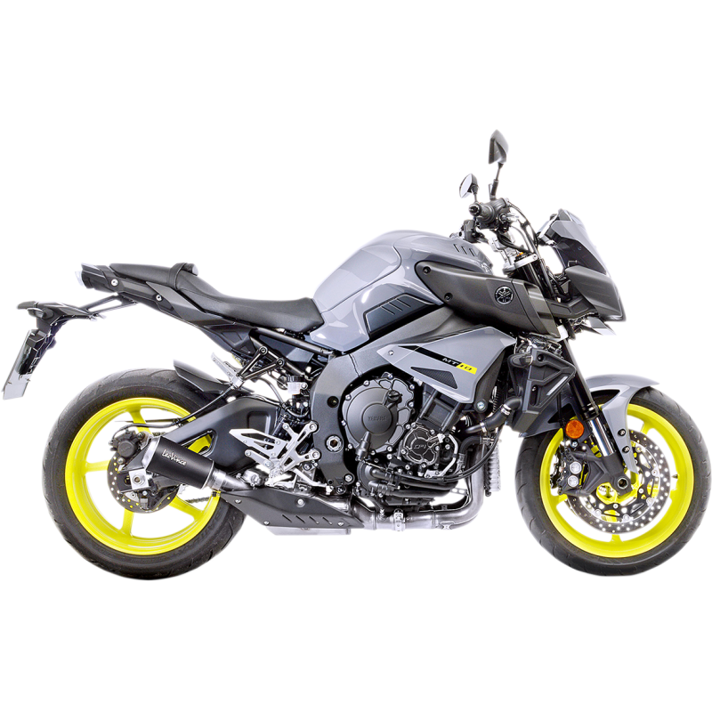 LeoVince LV-10 Black Stainless Steel Slip-On Exhaust